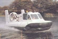 Hoverhawk HA5 races along a river