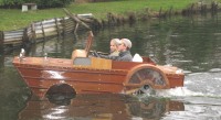 Toymakers DUCKW wooden amphibeous car