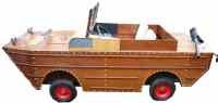 Toymakers DUCKW wooden amphibious car